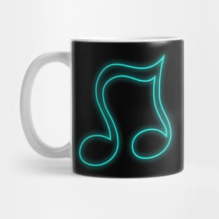 Neon Music Note Mug